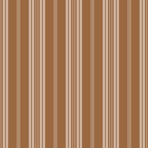 French stripes vertical santa fe brown