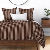 French stripes vertical dark brown