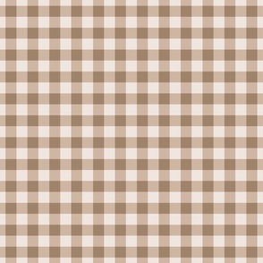 Small Checkered French Table Linen cream beige