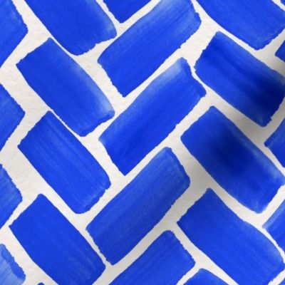 cobalt herringbone texture