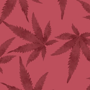 Cannabis-crimson red