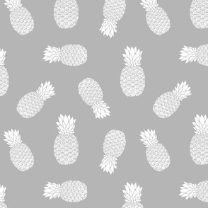 Gray Pineapple Pattern