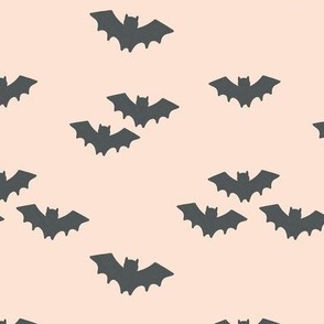 Halloween Bats on Cream_ Medium