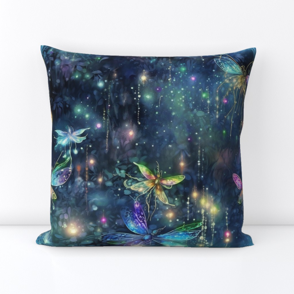 Magical Fantasy Rainbow Fireflies and Dragonflies Fairy Lights