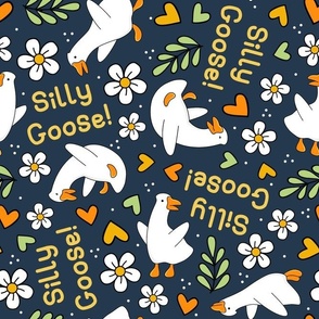 Large Scale Silly Goose on Navy