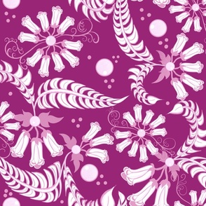 Pink radiant orchid floral sprays