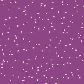In the Stippling dots (6") - purple, cream (ST2023ITS)