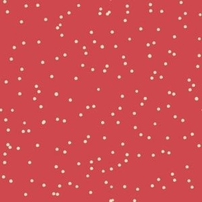 In the Stippling dots (6") - red, cream (ST2023ITS)