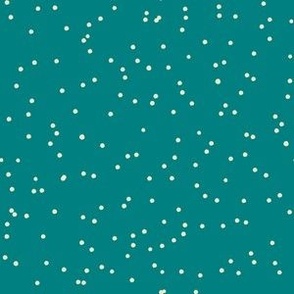 In the Stippling dots (6") - teal, cream (ST2023ITS)