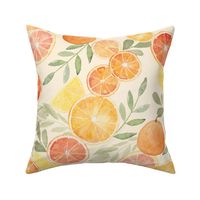 Watercolor Citrus Explosion