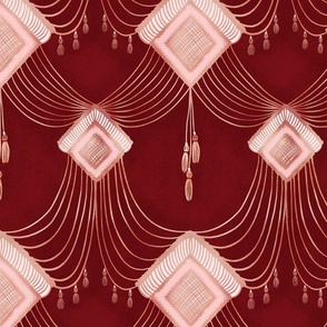 Holiday Opulent Drapery and Tassels