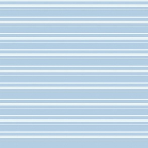 Normal scale • Ticking light blue - French country - horizontal