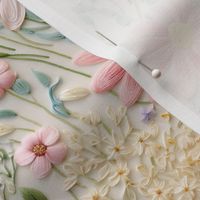 Spring Garden Embroidery Pattern: A Needlework Dream