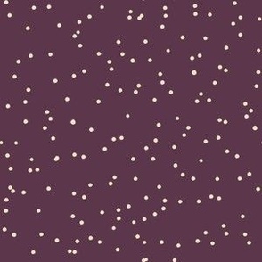 In the Stippling dots (6") - purple, cream (ST2023ITS)