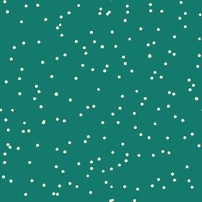In the Stippling dots (6") - teal, cream (ST2023ITS)