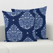 SARAH PAISLEY BLUE MOOD NAVY GROUND 