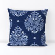 SARAH PAISLEY BLUE MOOD NAVY GROUND 