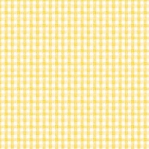 Gingham Plaid in Yellow - (S)
