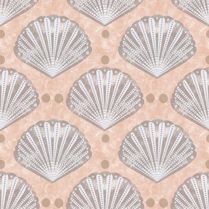Scallop Shell Medley - Large - Peachy