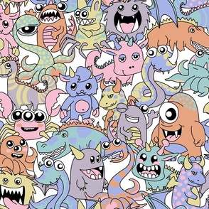 cute monster party