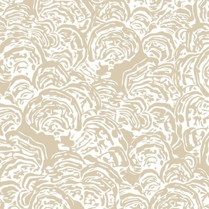 Abstract Oyster Bed light sand
