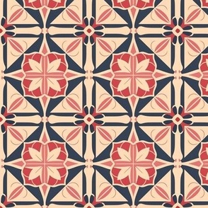 Mid Century Geometric Pattern 2 with a Strong Japanese Influence
