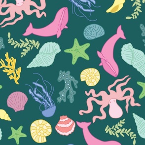 Children's Sea Animal Pattern