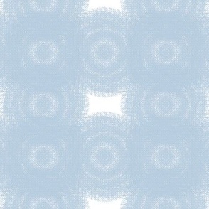 Light Blue Geometric Linen