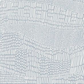 Geometric Waves Blue Off White