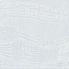 Geometric Waves Pale Blue Off White