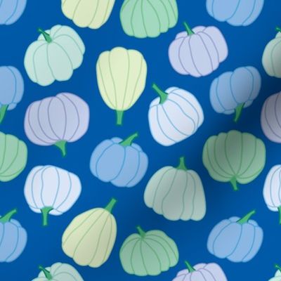 Blue Pumpkins Pattern