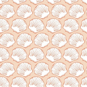 mermaid seashells { large scale }