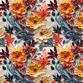 Floral Paper Pattern