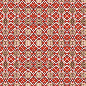 Red Celtic Weave