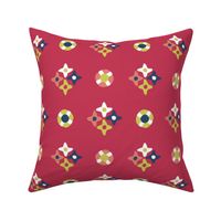 after_Matisse_floral dots red