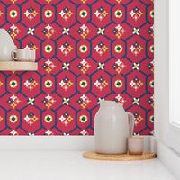 after_Matisse_floral_garden red