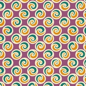 Swirl to Her (12") - orange, teal, purple (ST2023STH)