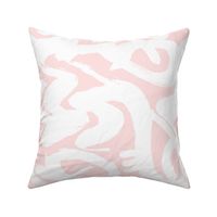 pink blush and white abstract brush stroke artistic graphic large scale