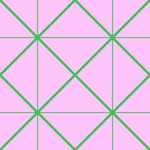 Green  Lines Pink