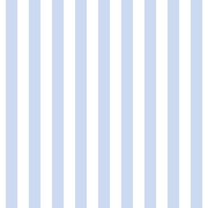 1” stripe/light blue and pure white