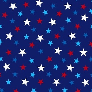 Patriotic Star Field - Spaced