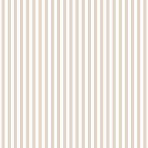 3/8" Vertical Stripe: Chestnut Beige Thin Basic Stripe