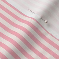 Beachy Pink and Cream Stripes - Casual Summer Elegance in Soft Blush Tones for Home Decor & Fashion