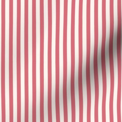  Strawberry Soda Pink and Cream Stripes - Sweet Rosy Hues for Playful Home Decor & Vibrant Fashion Statements
