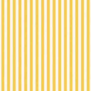  Sun-kissed Yellow and Cream Stripes - Bright Cheerful Pattern for Summery Home Decor & Sunny Fashion Statement