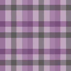 Purple and sage green/gray countryside 