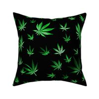 Green Marijuana Leaves