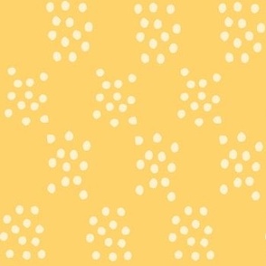 Wildflower Delight: Dotting the Meadow: A Playful Print in Yellow Small