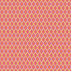 Orange and Pink Ikat - Vertical Small - search jigbuikat01