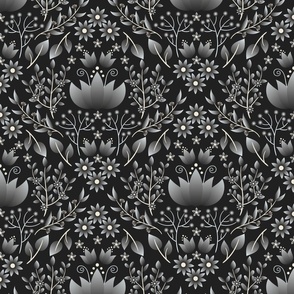Harmony in contrast  coordinate damask